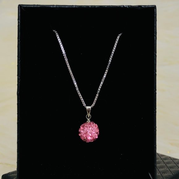 LoveVue Jewelry - Stunning 925 Pink Zircon Necklace